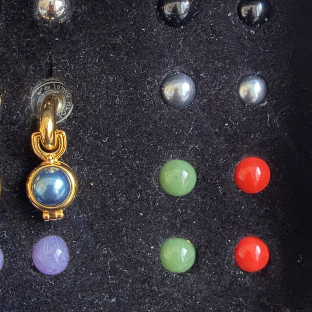 Joan Rivers Interchangeable Drop Earrings Set - Picture 3 of 8
